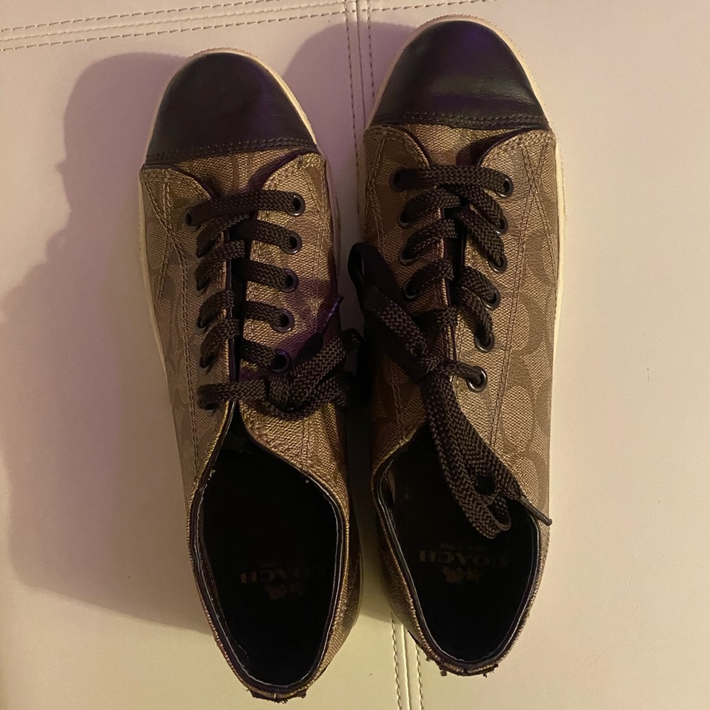 Brown Coach Sneakers